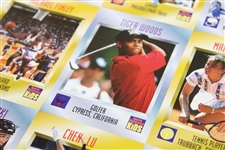 Seldom Seen Intact 1996 Sports Illustrated For Kids Magazine - Tiger Rookie Card