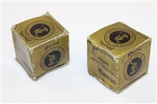 Two (2) Spalding 'First Golf Ball on the Moon' Moon Balls in Original Boxes