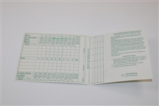 Jack Nicklaus Signed La Gorce CC Scorecard w/Masters Putter Raise Photo JSA ALOA
