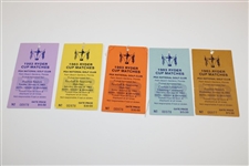1983 Ryder Cup at PGA National Golf Club Ticket Set w/Envelope & Draw Sheet