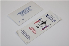 1983 Ryder Cup at PGA National Golf Club Ticket Set w/Envelope & Draw Sheet