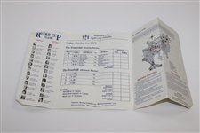 1983 Ryder Cup at PGA National Golf Club Ticket Set w/Envelope & Draw Sheet