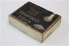 1920's Birdie Colonel Mesh Marking 1-62 Dozen Golf Ball Box