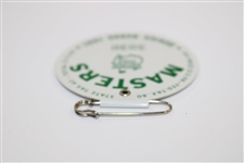 1961 Masters Tournament SERIES Badge #5030 w/Original Pin - Gary Player Winner