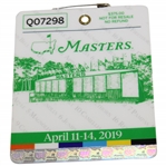 2019 Masters Tournament SERIES Badge #Q07298 - Tiger Woods Winner