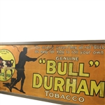 Early 1900’s Bull Durham Tobacco Co. Golf Advertising Sign - Large Version Framed
