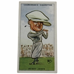 Bobby Jones 1931 WA & AC Churchmans Prominent Golfers Tobacco Card #25