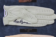 Seve, Price, Rogers, Finch, Daly & Lyle Signed Golf Gloves Matted Display JSA ALOA