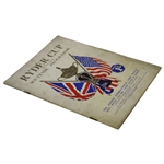 1933 Ryder Cup at Southport and Ainsdale Official Souvenir Program