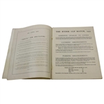 1933 Ryder Cup at Southport and Ainsdale Official Souvenir Program
