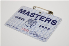 1966 Masters Tournament Series Badge #13921 - Nicklaus 3rd Win