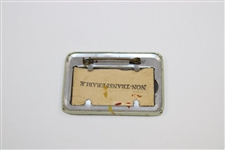 1965 Masters TV & Radio Badge #201 Frank Kline