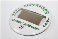 1989 Masters Supervisor Badge #6
