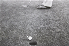 1934 General A.C. Critchley Putting at The 1st Masters Wire Photo