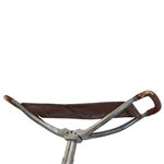 Classic Folding Metal & Leather 501 Spectator Seat