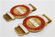 1967 PGA Championship at Columbine Country Club Committee Money Clips/Badges