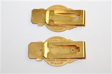 1967 PGA Championship at Columbine Country Club Committee Money Clips/Badges