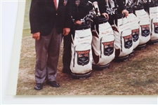 Jack Nicklaus & Winning 1969 USA Ryder Cup Team Signed 11x14 w/ Capt Sam Snead JSA ALOA