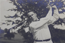 Bobby Jones Signed Original Silver Gelatin Post-Swing Photo - Circa 1920's-30’s