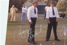 Payne Stewart & Andy Bean Signed 1987 Ryder Cup 8x10 Photo JSA ALOA