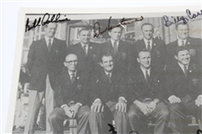 Arnold Palmer & 1961 US Champion Ryder Cup Team Signed 8x10 Photo JSA ALOA