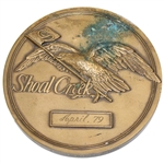 April 1979 Shoal Creek Oversize Bronze Composition Medal