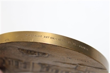 April 1979 Shoal Creek Oversize Bronze Composition Medal