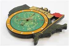 1980’s Augusta National Clock w/The Trig O Clock Co( Augusta) Stamp On Verso