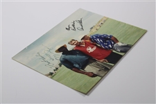 Michael Jordan & Arnold Palmer Dual Signed 11x14 Photo - Personalized JSA ALOA