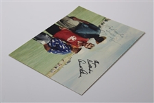 Michael Jordan & Arnold Palmer Dual Signed 11x14 Photo - Personalized JSA ALOA