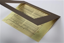 Ben Hogan & Jack Nicklaus Signed Replica of Their 1966 Final Round Scorecard JSA ALOA