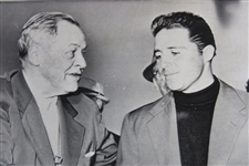 Bobby Jones & Gary Player 1961 Masters Wire Photo After Win