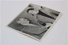 Bobby Jones & Gary Player 1961 Masters Wire Photo After Win