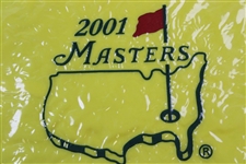 2001 & 2005 Masters Tournament Embroidered Flags - New In Package