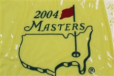 2004 & 2006 Masters Tournament Embroidered Flags - New In Package