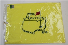 2004 & 2006 Masters Tournament Embroidered Flags - New In Package