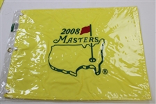 2007, 2008 & 2009 Masters Tournament Embroidered Flags - New In Package