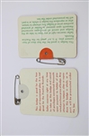 1977 & 1981 Masters Tournament SERIES Badges - #4919 & #932 - Tom Watson Winner