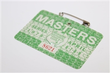 1978 Masters Tournament SERIES Badge #8621 - Gary Player Winner