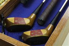 Tom Watson Ram 'Wat' Handcrafted by Mario Persimmon Woods 1,2,3,4, & 5 In Wood Case