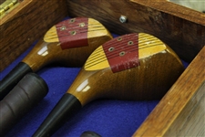 Tom Watson Ram 'Wat' Handcrafted by Mario Persimmon Woods 1,2,3,4, & 5 In Wood Case