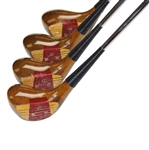 Tom Watson Ram 'Wat' Handcrafted by Mario Persimmon Woods 1,2,3,4, & 5 In Wood Case