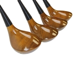 Tom Watson Ram 'Wat' Handcrafted by Mario Persimmon Woods 1,2,3,4, & 5 In Wood Case