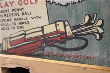 Hole-In-One Gum Vendor 'Play Golf' Gumball Game Machine