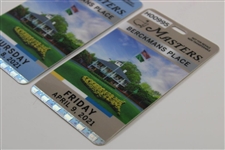 2021 Masters Tournament Thursday & Friday Berckmans Place Tickets