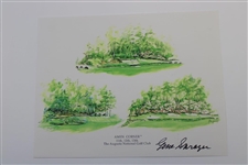 Gene Sarazen Signed Amen Corner Photo JSA ALOA