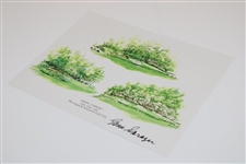 Gene Sarazen Signed Amen Corner Photo JSA ALOA