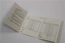Gary Player Signed Muirfield & Carnoustie Scorecard JSA ALOA