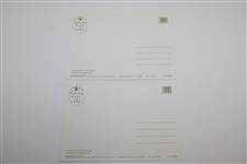 Patty Berg & Juli Inkster Signed World Golf Hall Of Fame Postcards JSA ALOA