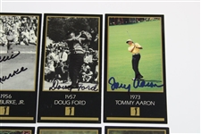Eight (8) Masters Champions Signed GSV 'Champions of Golf' Cards JSA ALOA